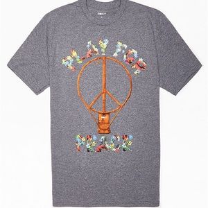 NWT Rokit Play for Peace gray tshirt